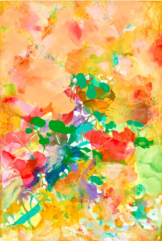 "The Fragrance of Mid-Autumn", 2019, Acrylic on canvas, 193cm by 130cm